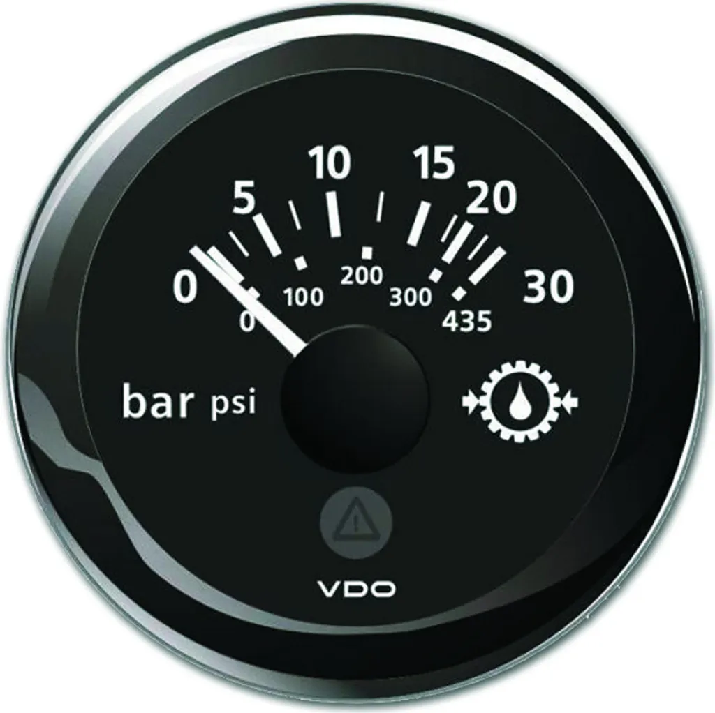 Manomètre de Pression VDO VLB 0-30 Bar avec Double Affichage 52mm