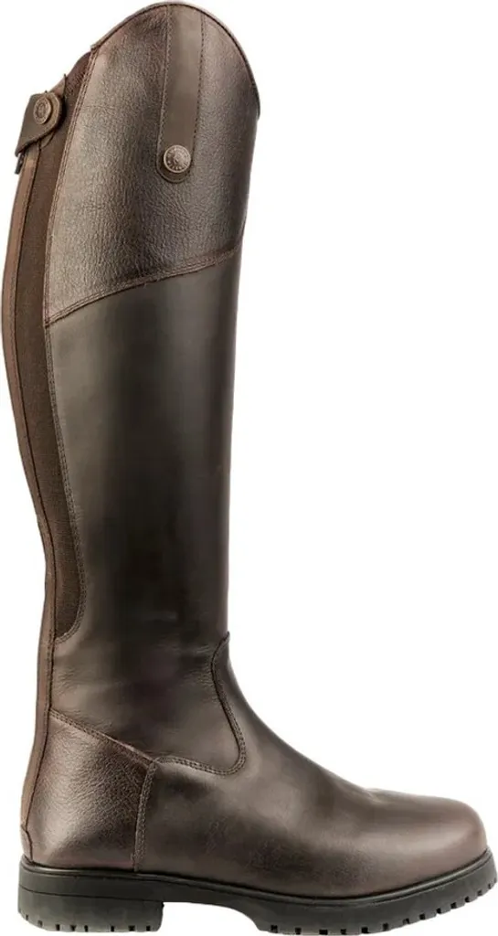 Bottes Ventura Moretta cuir ER1295 marron foncé avec semelle technique