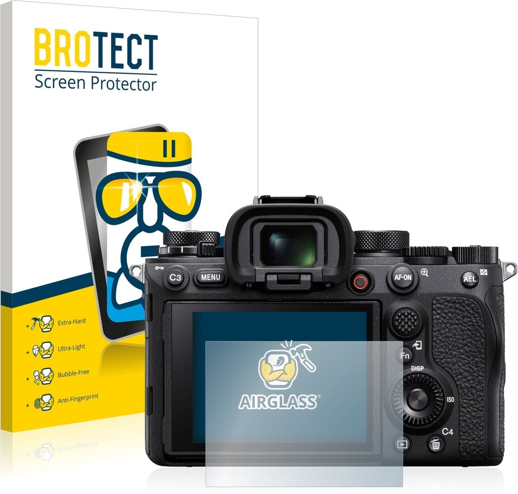 BROTECT Schutzglas für Sony Alpha 1 Schutzfolie Panzer Folie Glas Display Schutz klar
