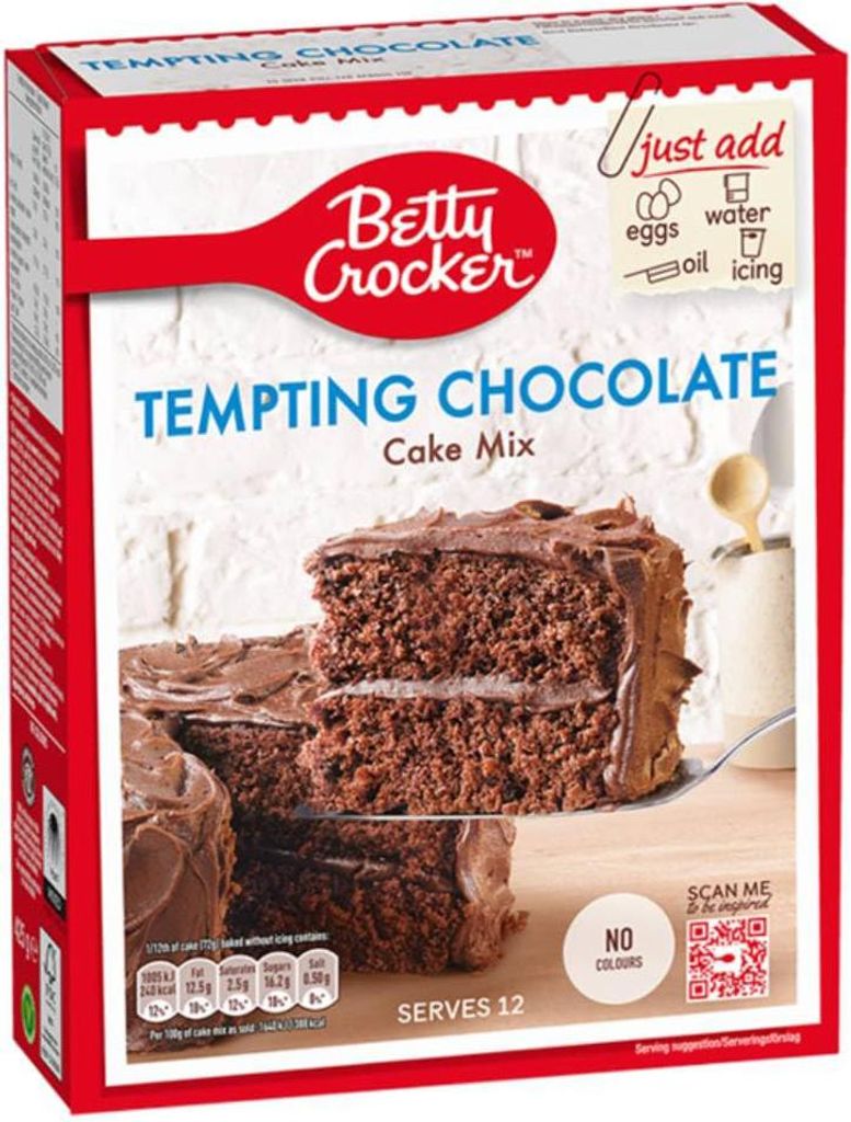 Betty Crocker Tempting Chocolate Cake Mix 425g