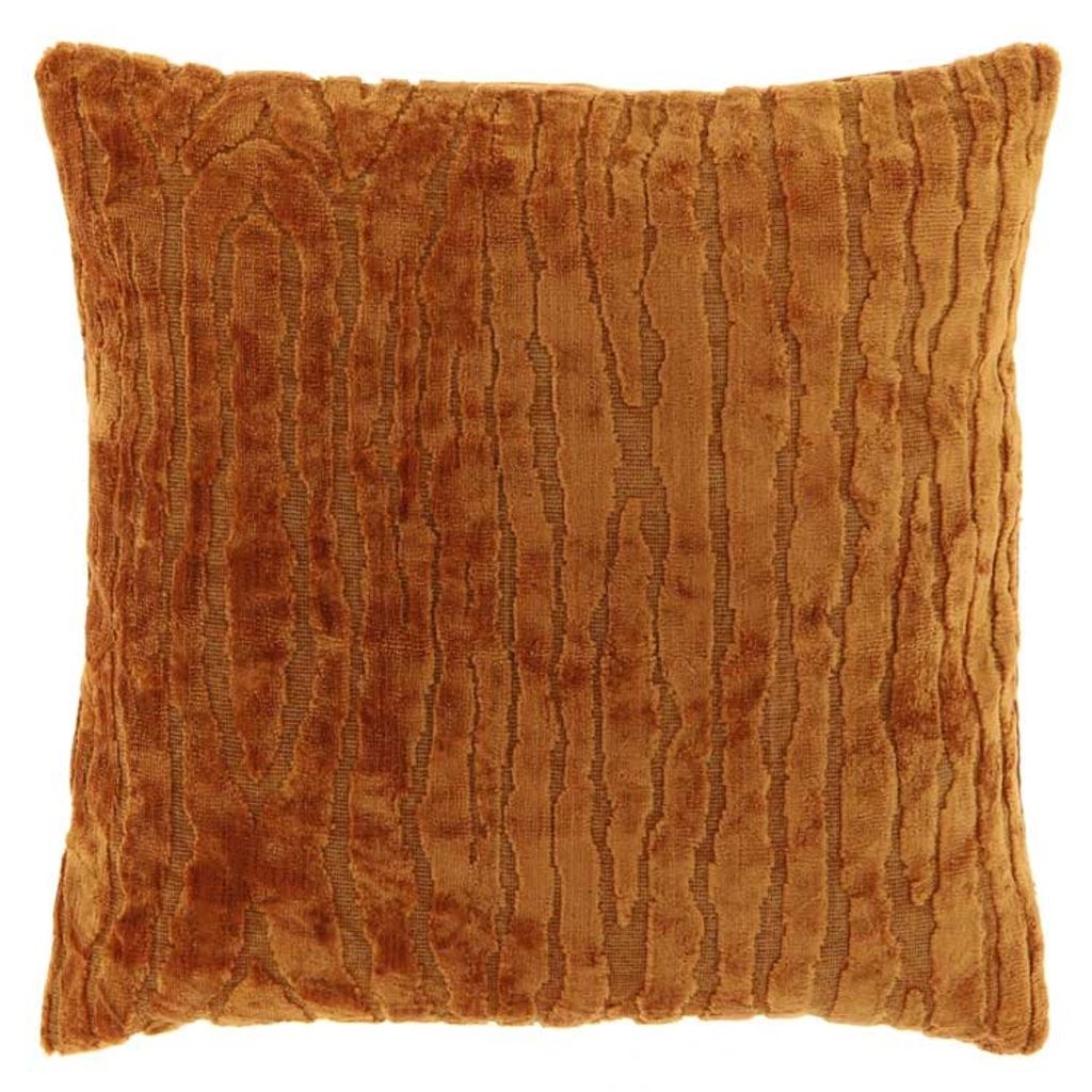 Unique Living - Dekokissen Dovi 45x45cm Leder Braun