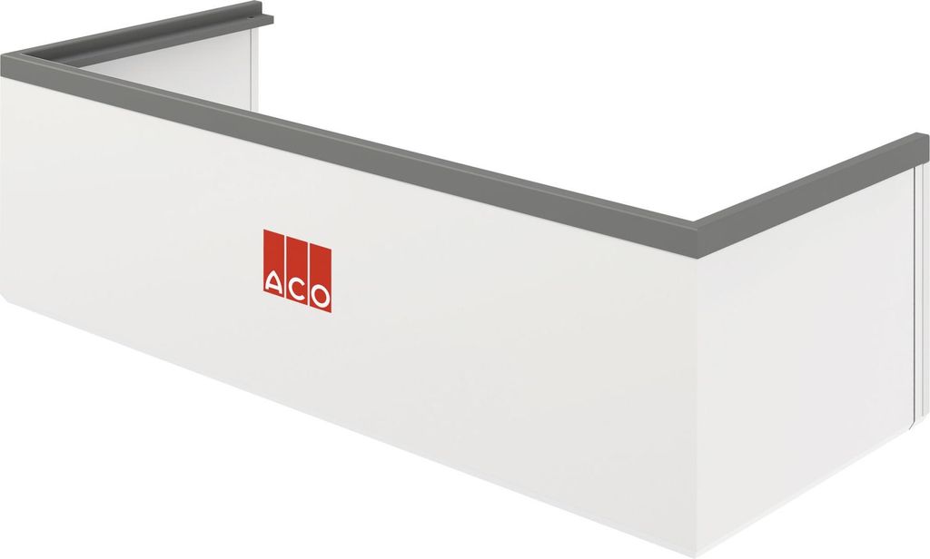 ACO Aufstockelement weiß, 100 x 40 cm Produktbild 