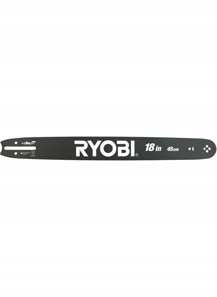 Guide de chaîne 45 cm Ryobi RAC231 pour tronçonneuse thermique - Origine