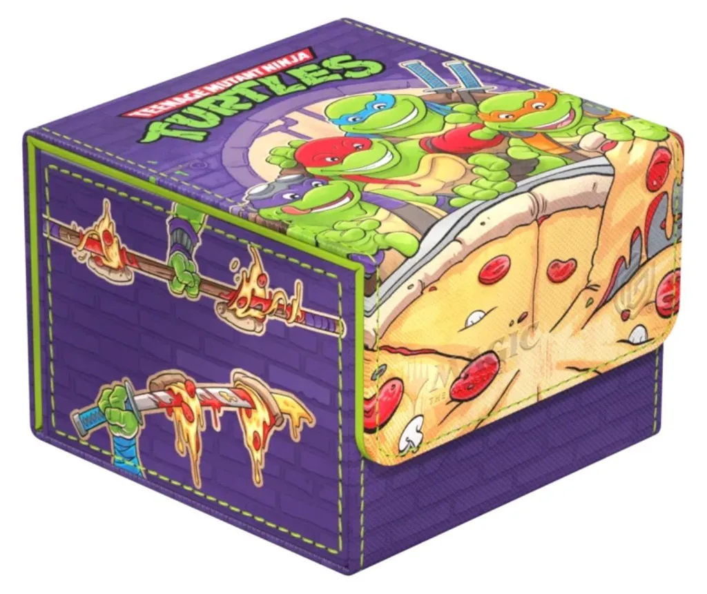 Boîte de rangement cartes Sidewinder 133+ Xenoskin TMNT Vert Olive