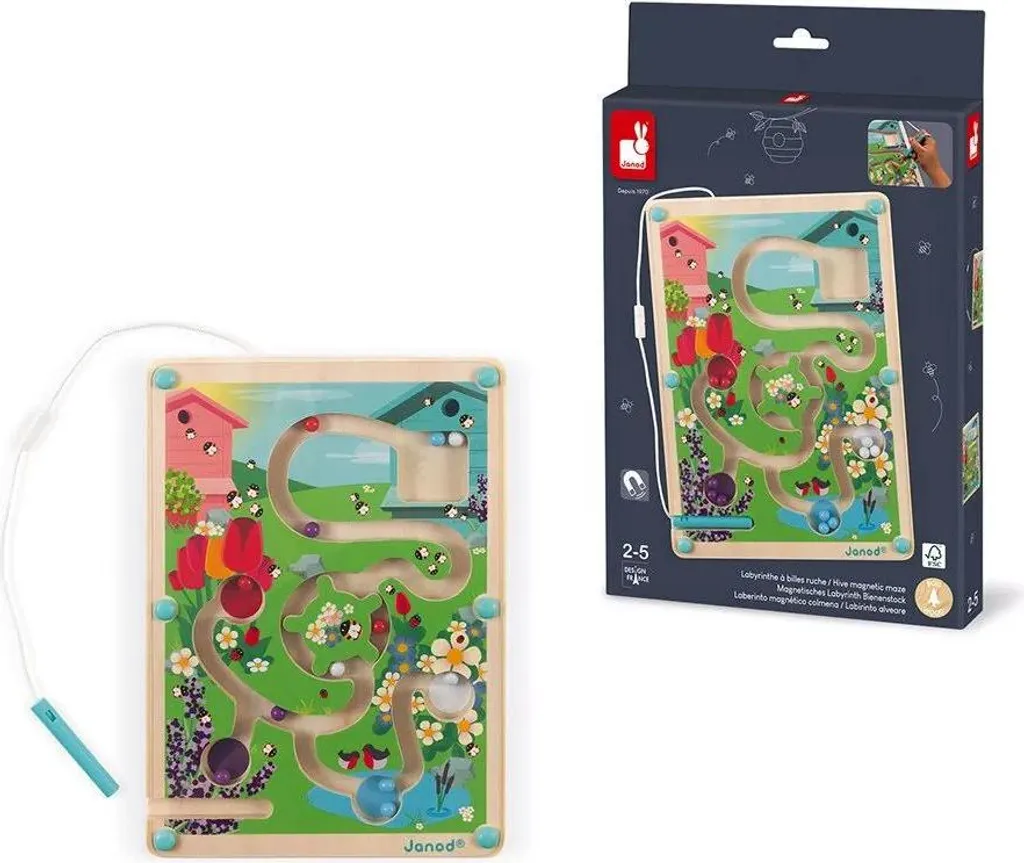 Jeu d'éveil Janod Labyrinthe Prairie : occuper intelligemment son enfant
