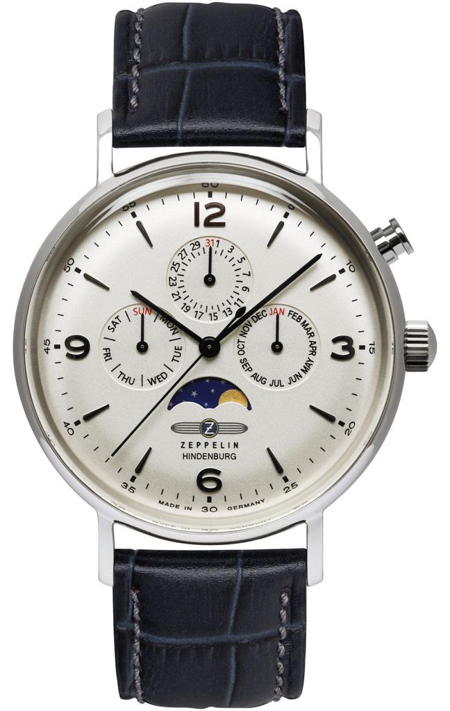 ZEPPELIN 8074-5 Chronograph Uhr Herrenuhr Lederarmband Produktbild 
