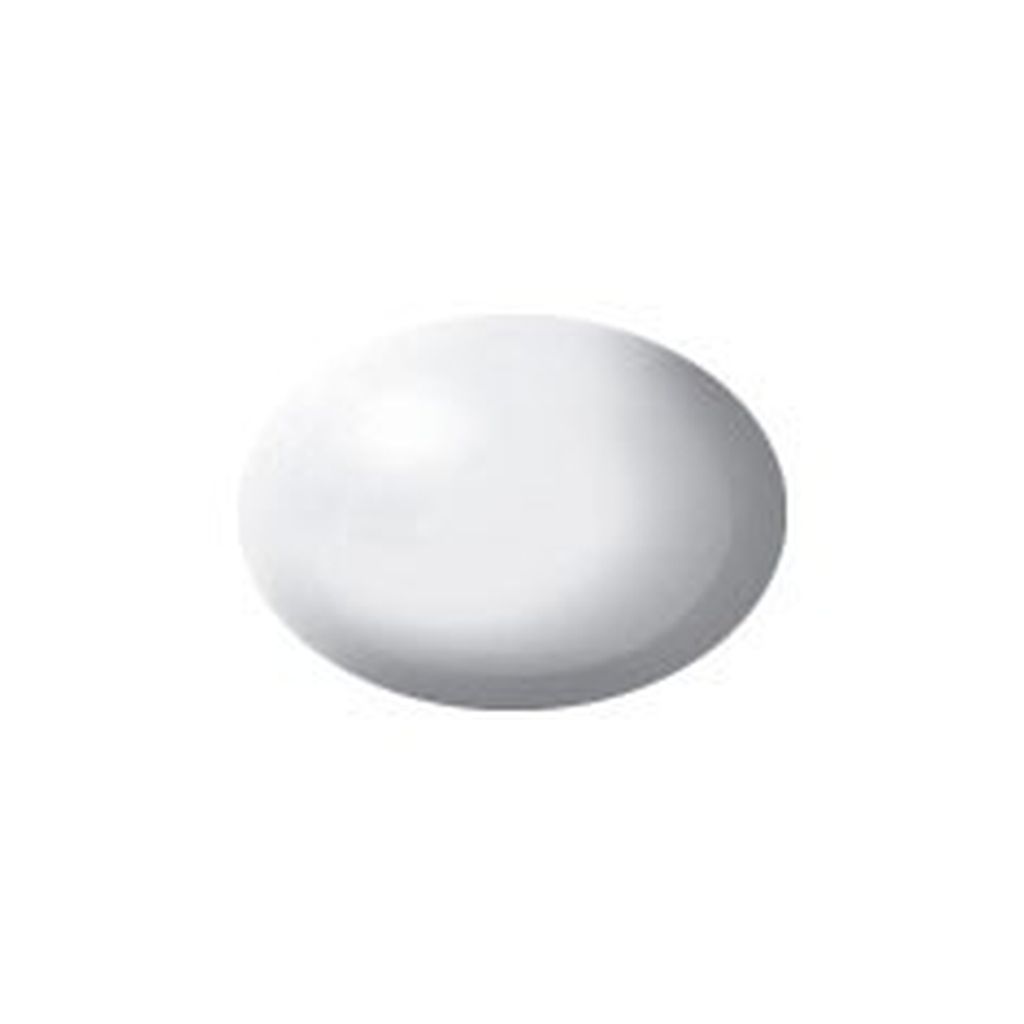 Revell Aqua Colour 36301 bianco, seta opaca / 18ml Immagine del prodotto 
