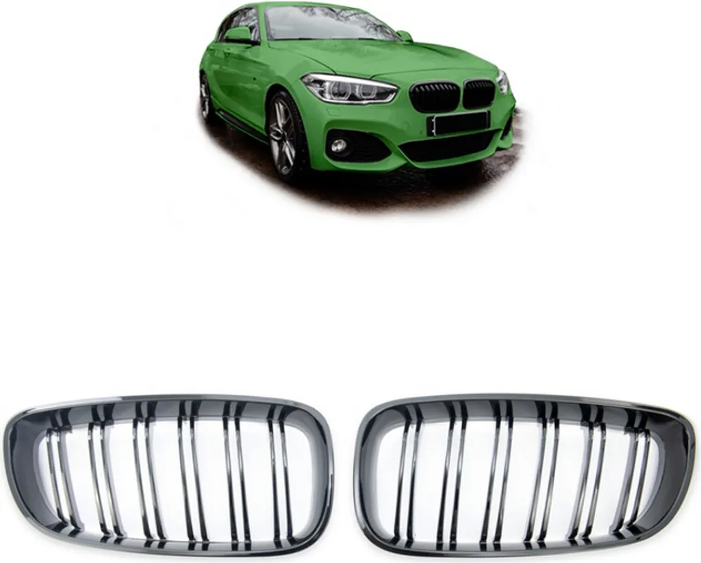 Rénover la Face Avant BMW F20 F21 LCI avec une Grille Noire Double Barre