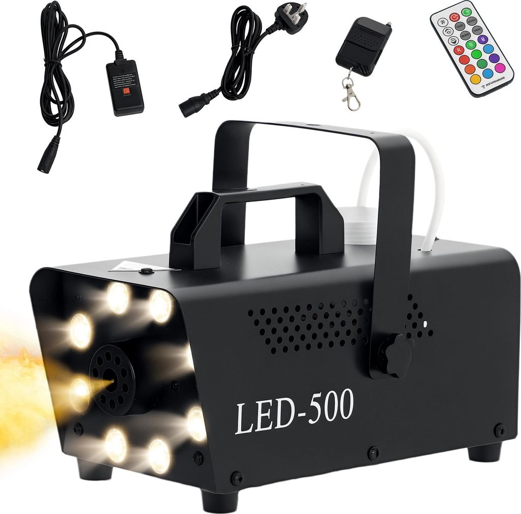HOMCOM Nebelmaschine 450W Rauchmaschine mit 13 farbigen LED Produktbild 