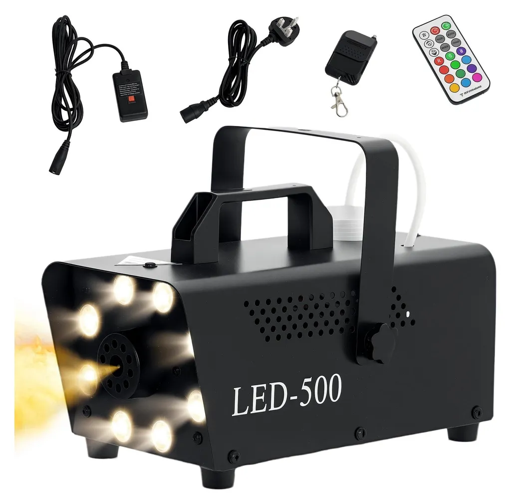 Machine à fumée RGB 450W efficace avec 13 modes couleurs et sans fil