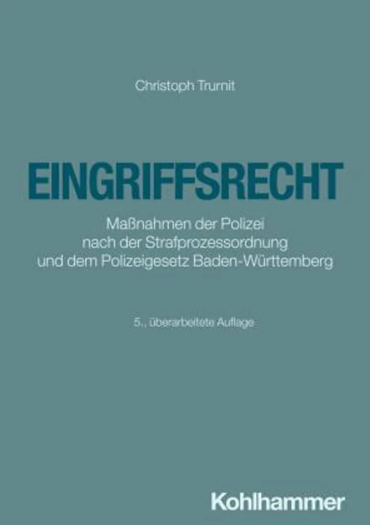 Manuel Eingriffsrecht - Droit des interventions policières et procédures - 3