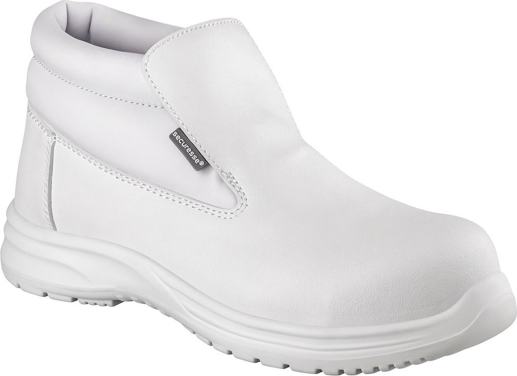 securesse Slipper hoch S2 nach EN 20345:2011 S2 SRC weiß Größe 36