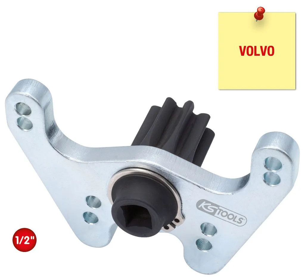 KS TOOLS 455.0085 : Bloquer le moteur Volvo sans risque de rotation - 2