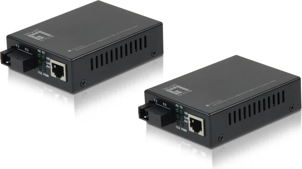 LevelOne FVT-2202: Convertitore Fibra per Tratte 20km BIDI SM