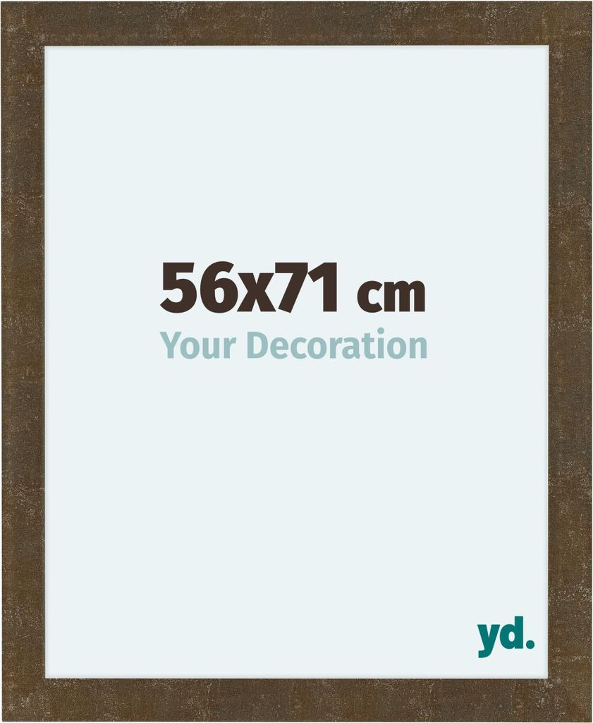 Bilderrahmen, 56x71 cm, Gold Antik, MDF, Como