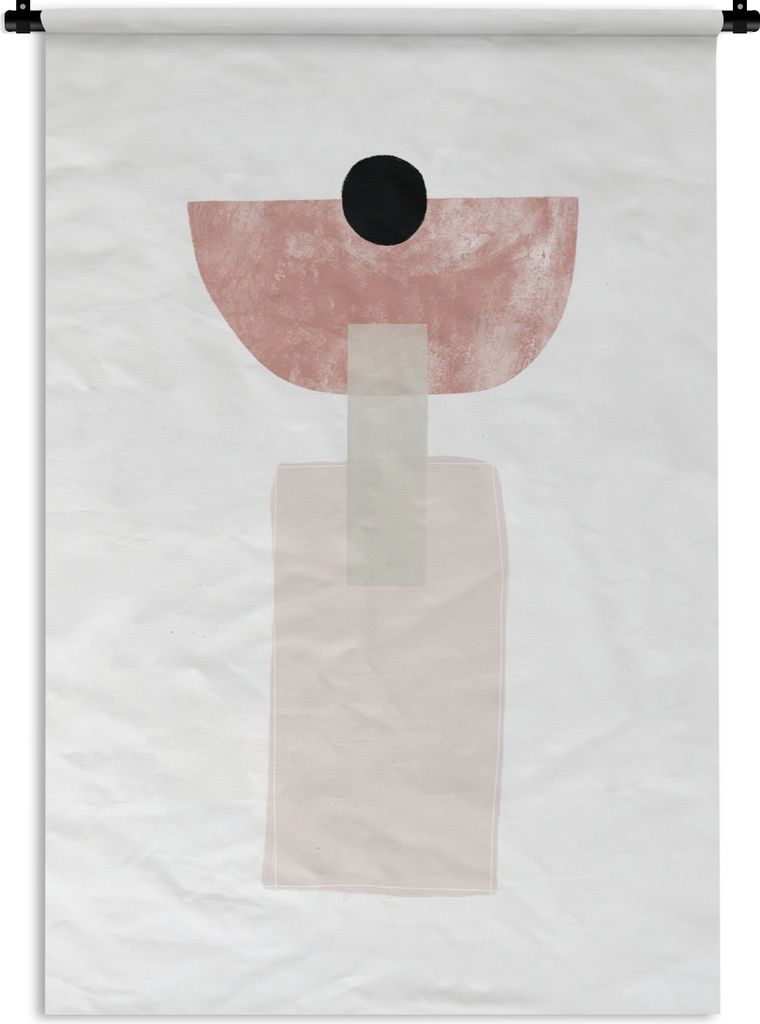 MuchoWow Wandteppich Wandbehang Pastell - Abstrakt - Design 60x90 cm Tapisserie Dekoration Wandtuch - Foto-Teppich - Abwaschbar