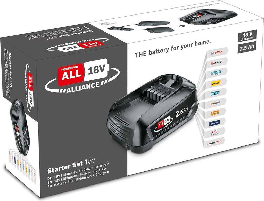 Bosch 1 600 A02 625, Zestaw bateria i ładowarka, 2,5 Ah, 18 Zdjęcie produktu 