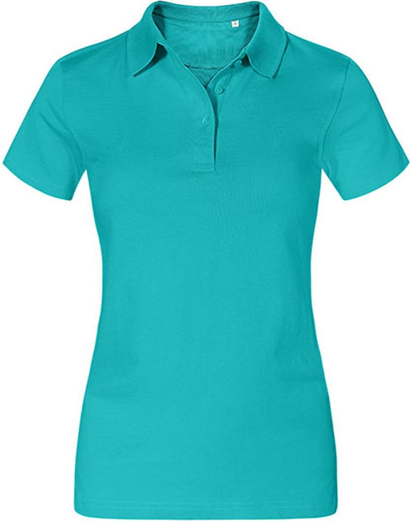 Jersey Poloshirt Damen, Jade, XL