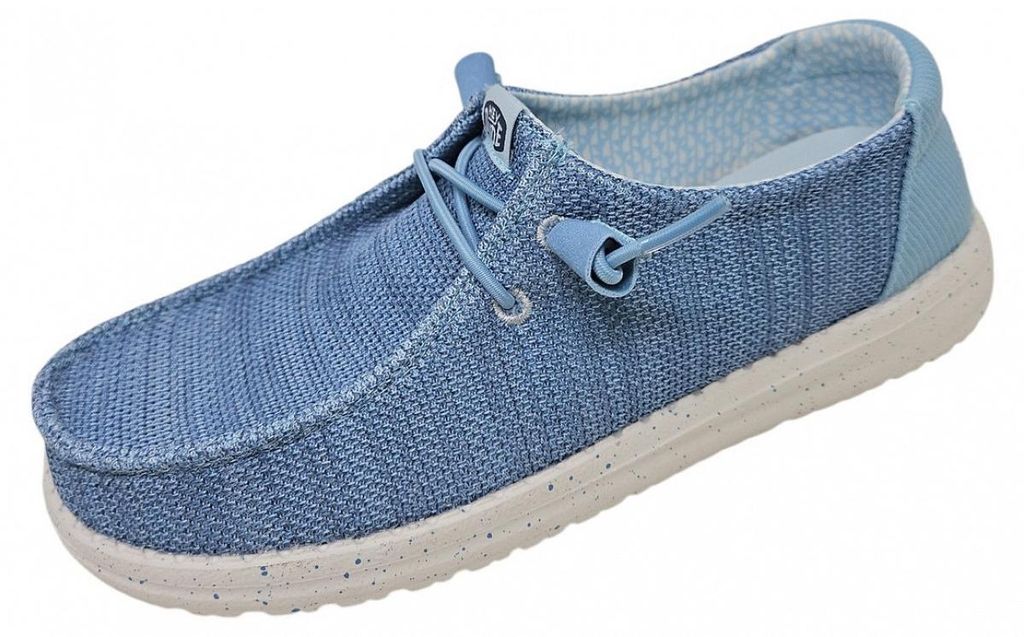 Hey Dude Wendy Leinenschuh Blau Produktbild 