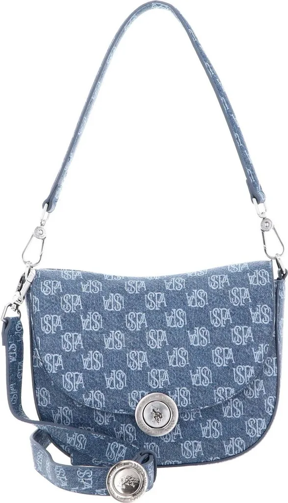 Recensione Borsa U.S. Polo Assn. Exotic Flap Denim Grigio Cadetto