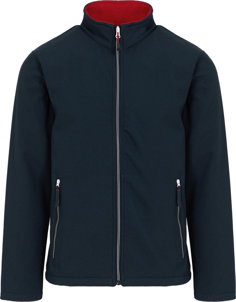 Regatta - "Ascender" Softshelljacke für Herren LT208 (XXL) (Marineblau/Rot)