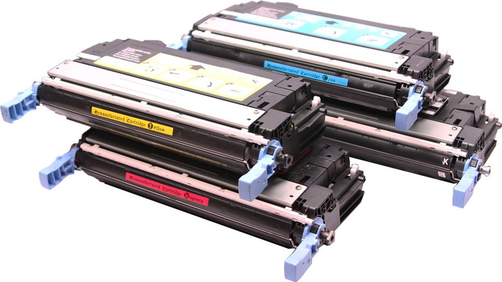 Kompatibel Set 4x Toner für HP 643A Color Laserjet 4700 von ABC