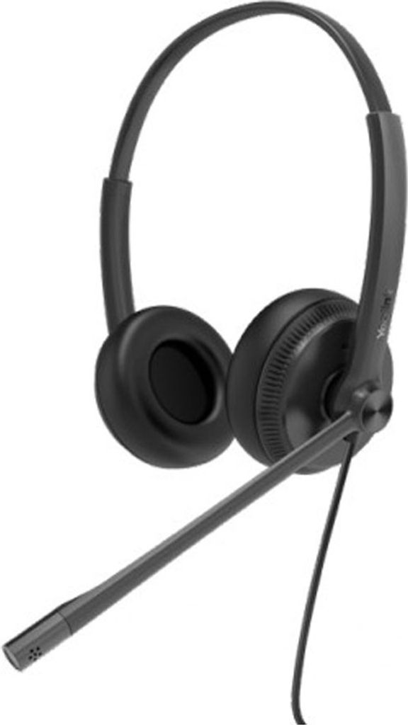 Yealink YHS34 DUAL Cuffie Cablato a Padiglione Ufficio Nero Immagine del prodotto 