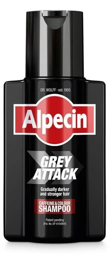 Alpecin Grey Attack Shampooing caféine couleur hommes anti-grisonnement 200ml