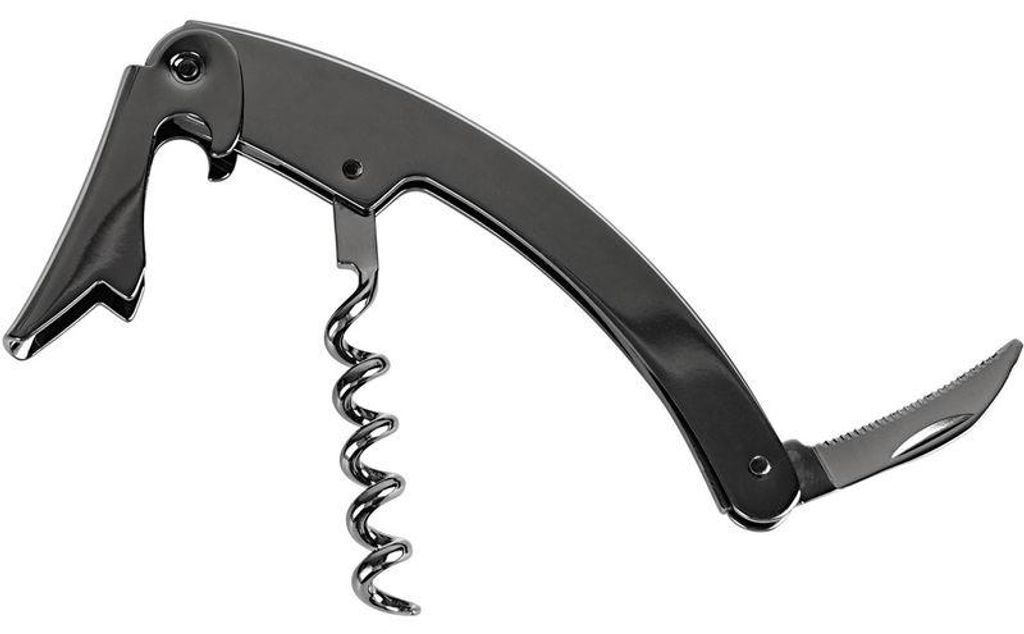 Kellnermesser, schwarz, 110 mm
