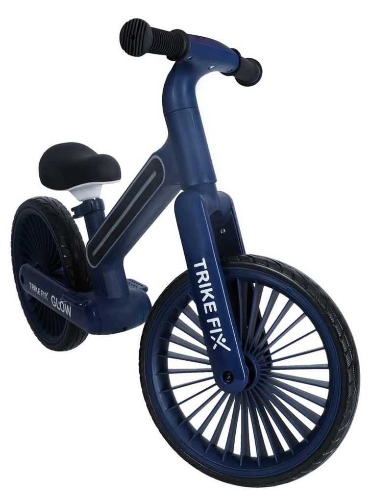 Cicletta senza pedali Trike Fix Glow LED blu scuro Immagine del prodotto 