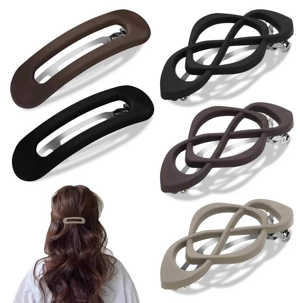Pinces à cheveux françaises antidérapantes pour un maintien sûr et plat