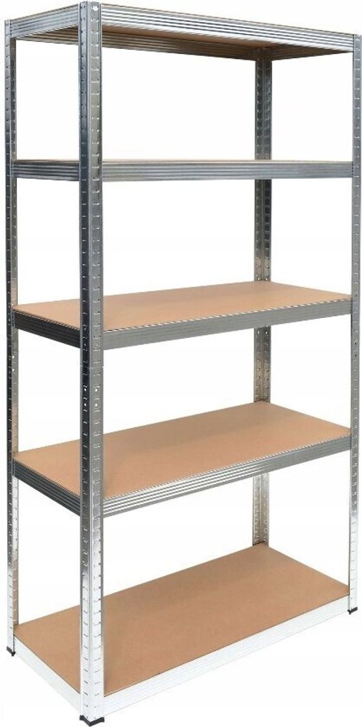 CDF Aufbewahrungsregal G9030 | 5 Einlegeböden | robuste Konstruktion | ideal für Garage, Speisekammer, Küche, Zimmer