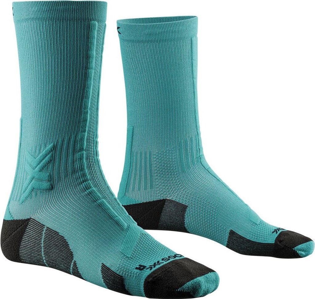 X-socks Trail Run Discover Crew Socken Grün EU 42-44 Mann Grün EU 42-44