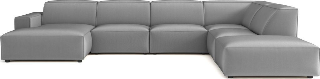 Emoebel24 Ecksofa Links 5-Teile 364x166x70 cm Lucas Grau