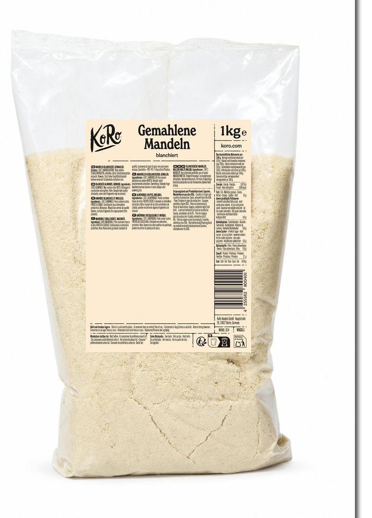KoRo I Gemahlene blanchierte Mandeln 1 kg Produktbild 