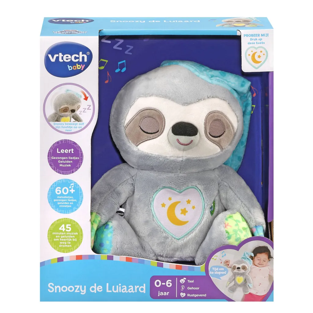 Aider Bébé à s'endormir avec le Compagnon Snoozy de Luign Animal Friends