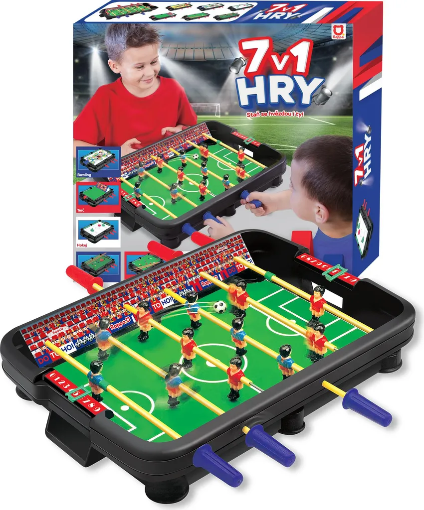 Coffret de Jeux de Société 7 en 1 RAPPA Polyvalent et Ludique Complet
