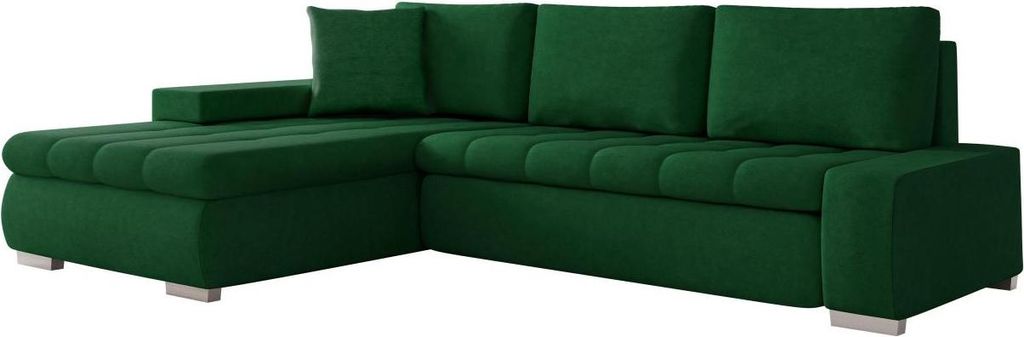 MIRJAN24 Ecksofa Orkan Mini, Elegante Polsterecke, Schlaffunktion und Bettkasten, Eckcouch vom Hersteller, L-Form Sofa, Beste Qualität (Uttario Ve...