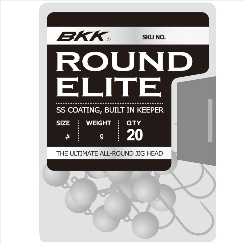 BKK Round Elite-Classic Bait Keeper - 20 Jigköpfe, Produktbild 