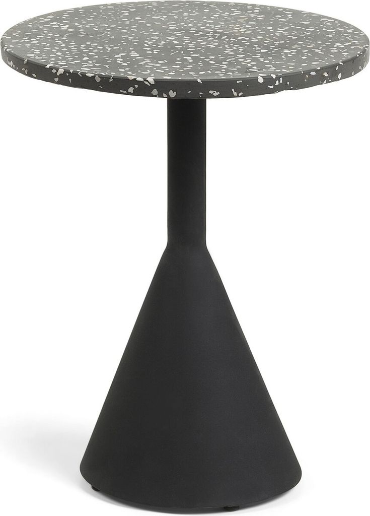 Beistelltisch Delano Ø 40 cm schwarz