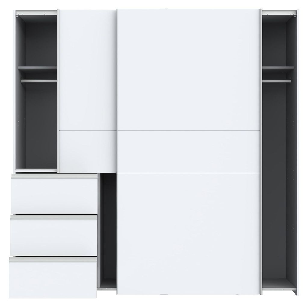 FORTE WINN 2 Schrank, weißer Kleiderschrank, Produktbild 