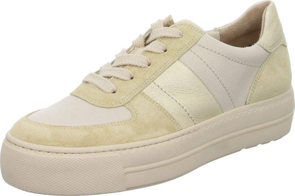 Paul Green Sportliche Schnürschuhe Sneaker Damen 31353132303837 Beige 41 EU