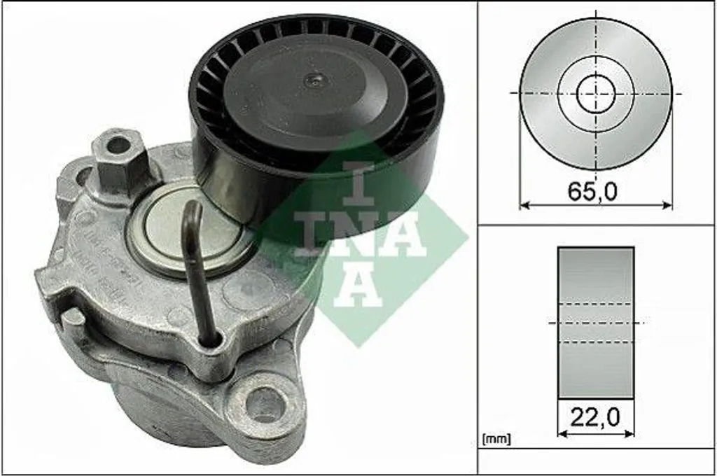Stop bruits de courroie : Tendeur INA 252812A000 pour Elantra et Ceed