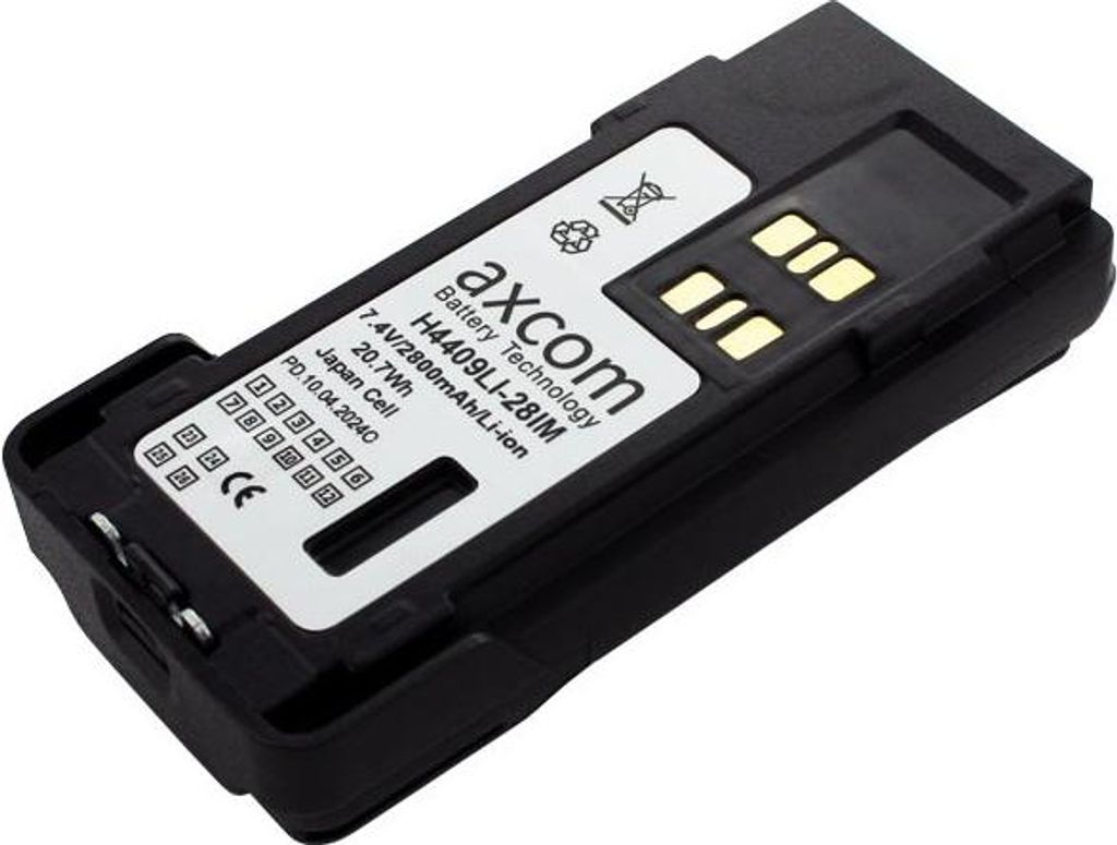 Li-Ion Akku für Motorola DP4400, DP4600, DP4800 IMPRES kompatibel - 7,4V/3Ah - Japanische Akkuzelle
