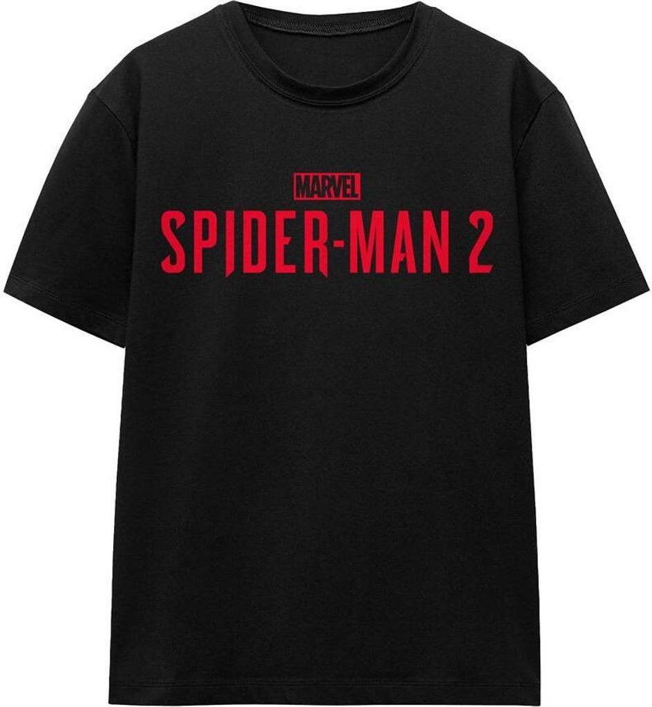 Spider-Man 2 - "Gamerverse" T-Shirt für Herren/Damen Uni TV17336 (S) (Schwarz)