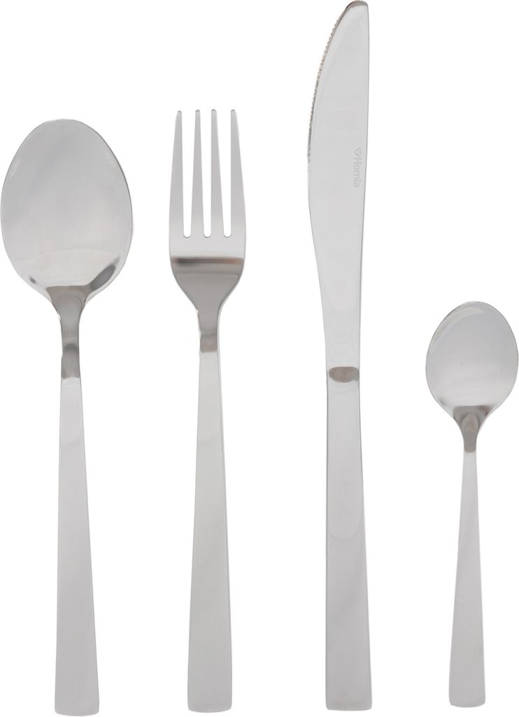 Besteck Bestecksets Löffel Teelöffel Gabel Messer FABRO Produktbild 