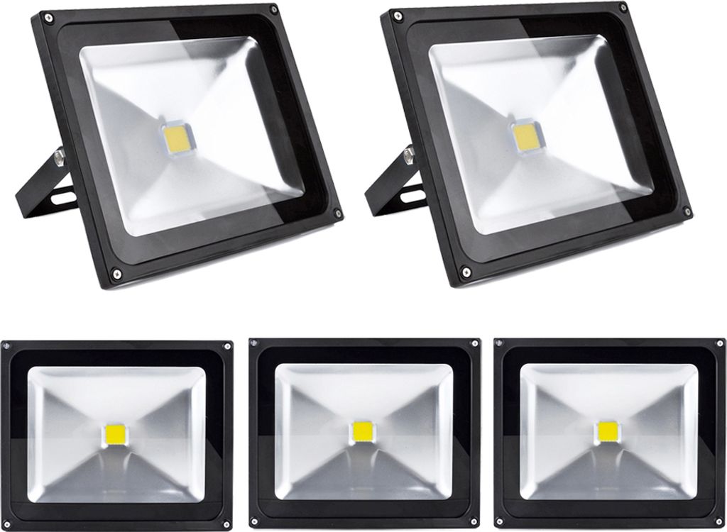 5pcs 50W LED Fluter Strahler,Greenmigo IP65 Wasserdicht Produktbild 