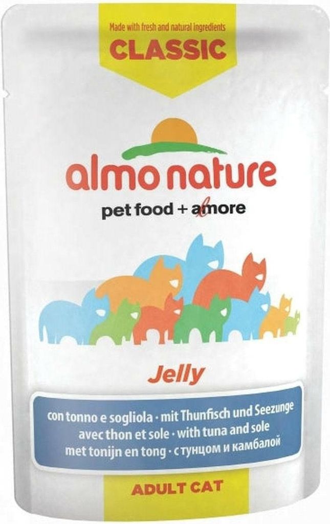 Almo Nature HFC JELLY Thunfisch und Seezunge 55gx24