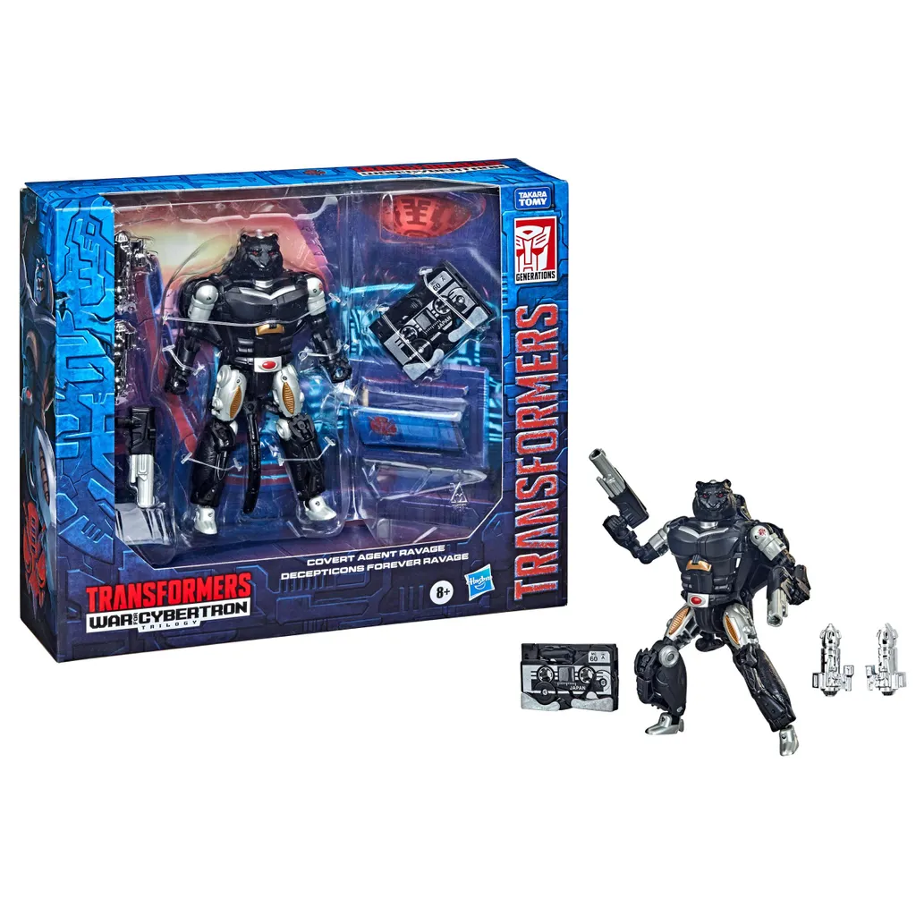 Transformers Hasbro Covert Agent Ravage Decepticon Figurine 15cm - 4