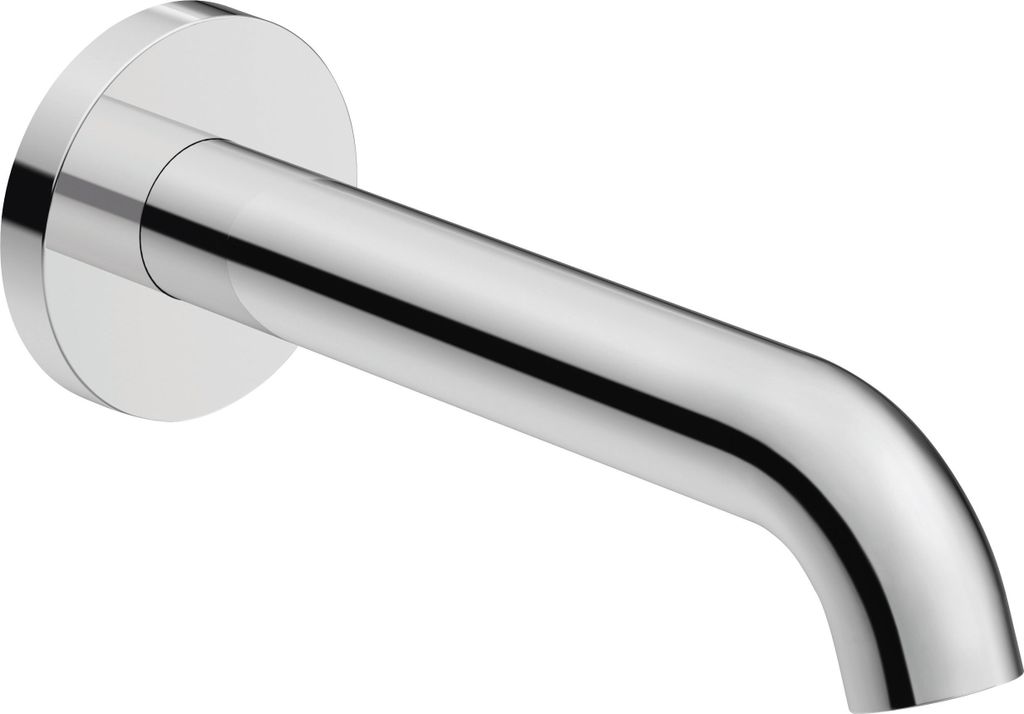 Duravit Wanneneinlauf C.1 DN 15, Ausladung 205 mm, mit runder Rosette chrom
